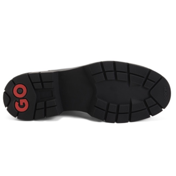 NWT HUGO BOSS Made In Portugal Black Leather Chelsea Booties Size EU40/US9 - Picture 3 of 5